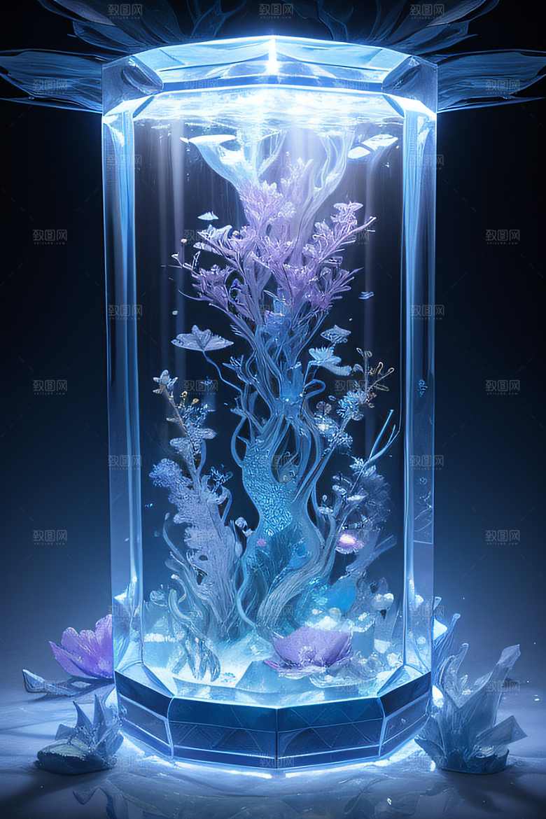 深海童话花朵盛开