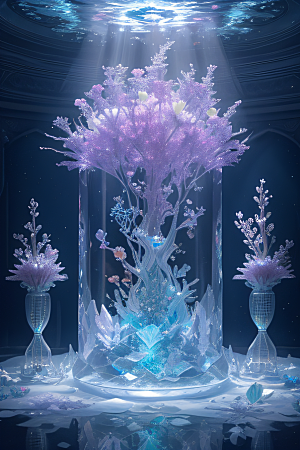深海童话花朵盛开
