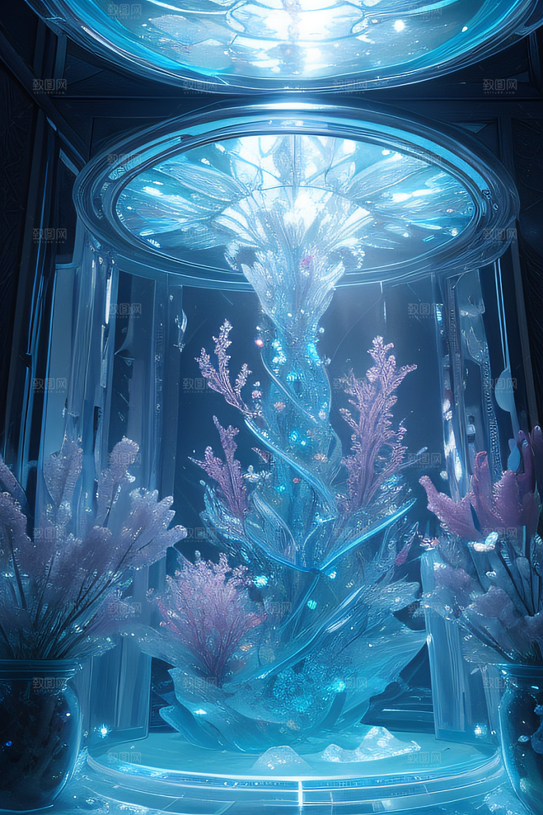 梦幻花海冰雕宝藏宫
