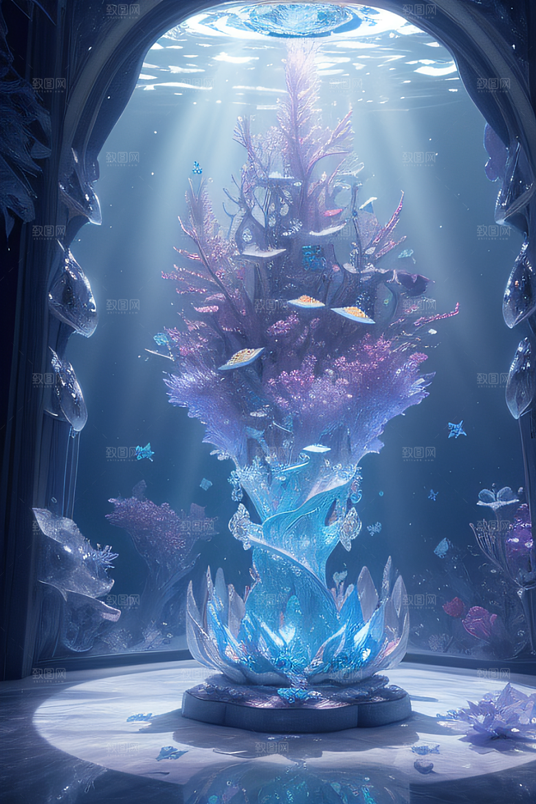 梦幻花海冰雕宝藏宫