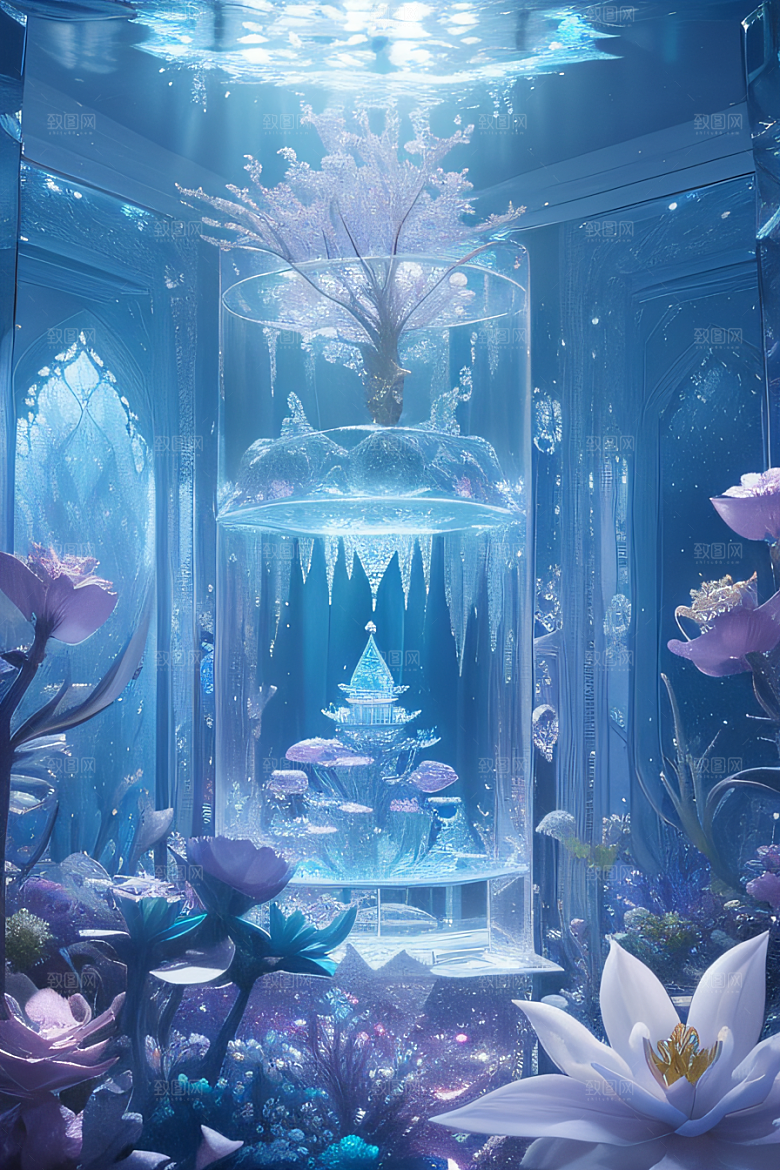 梦幻花海冰雕宝藏宫
