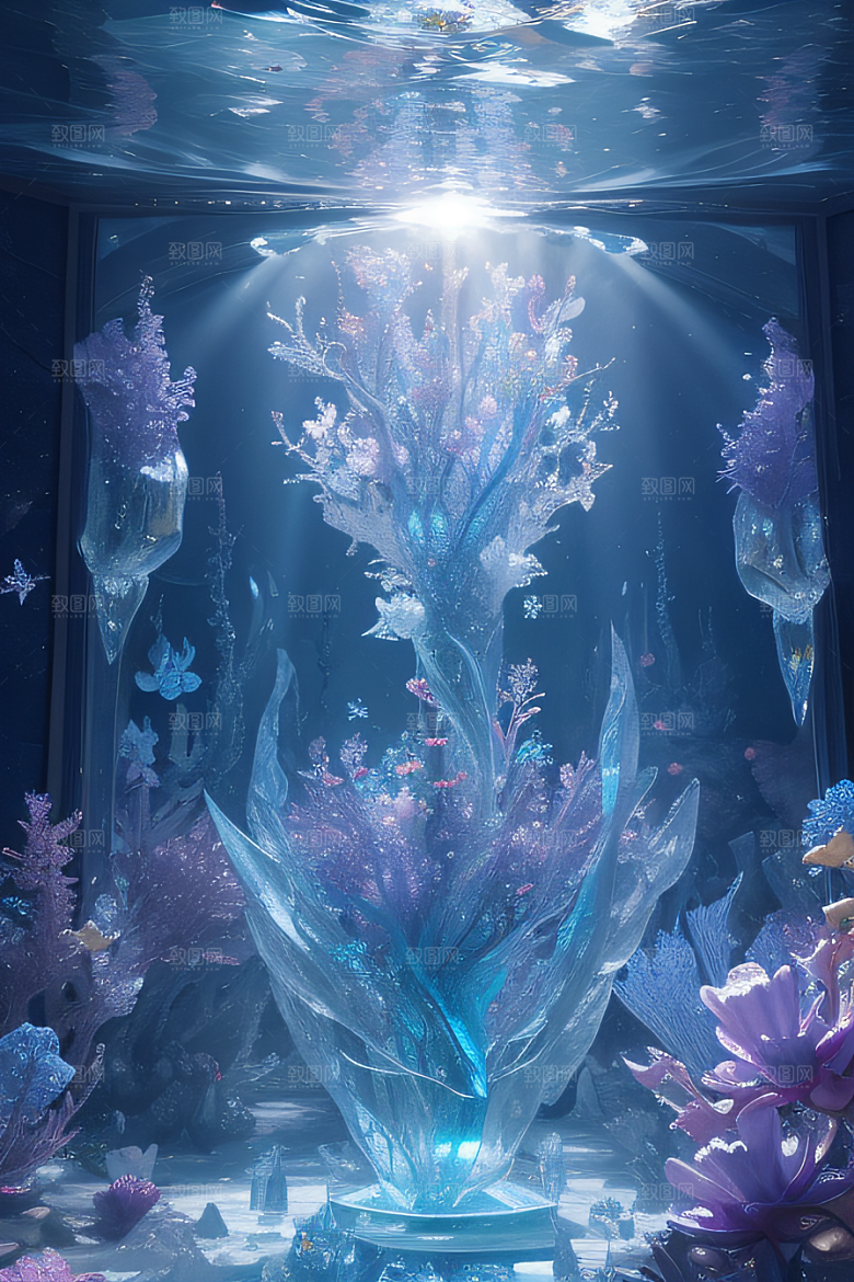 梦幻花海冰雕宝藏宫
