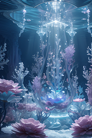 梦幻花海冰雕宝藏宫
