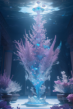梦幻花海冰雕宝藏宫