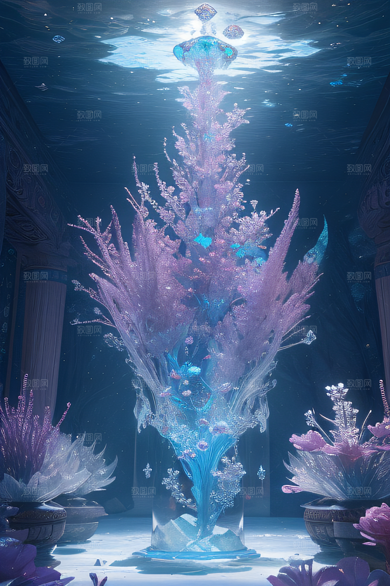 梦幻花海冰雕宝藏宫
