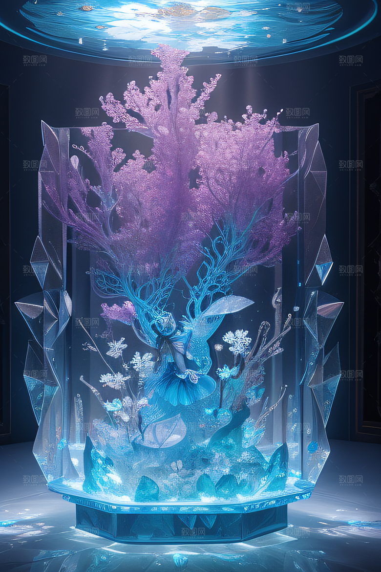 梦幻花海冰雕宝藏宫