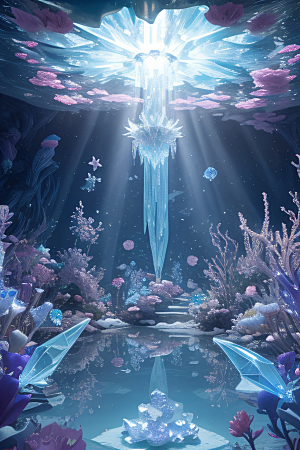 梦幻花海冰雕宝藏宫