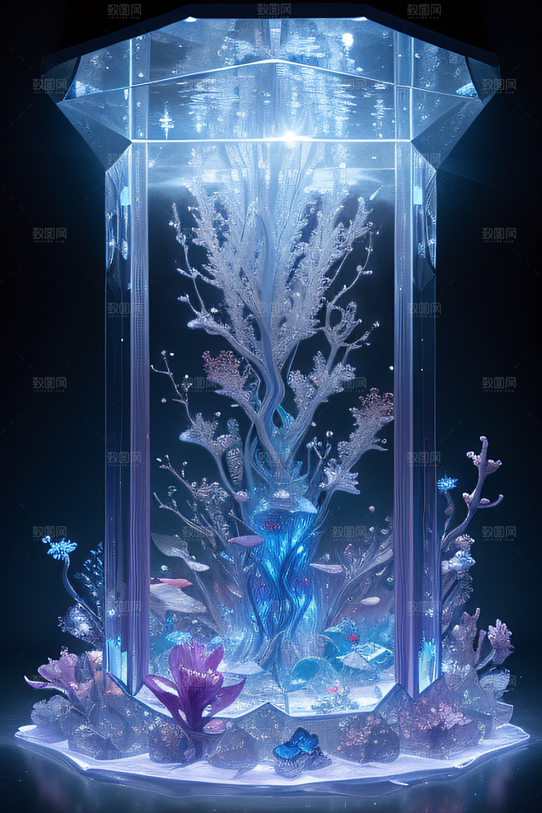 深海童话花朵盛放
