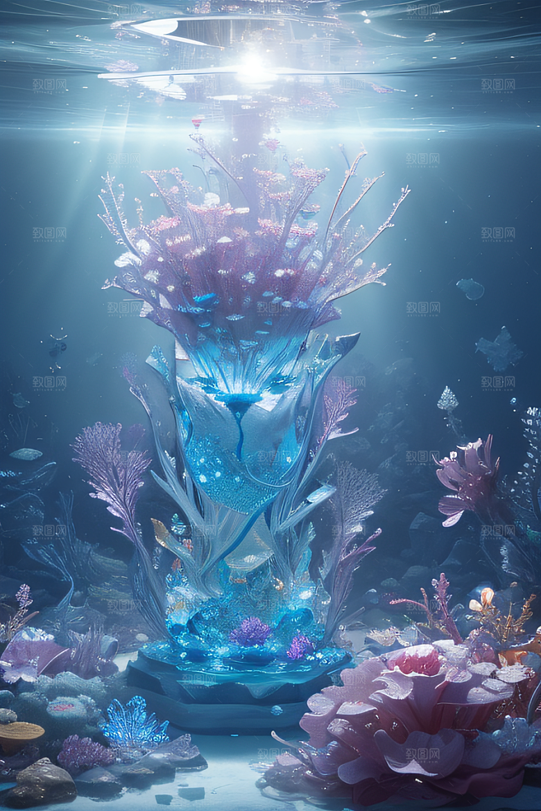 深海童话花朵盛放