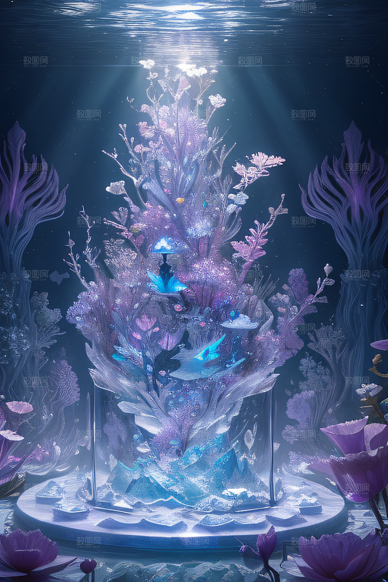 深海童话花朵盛放