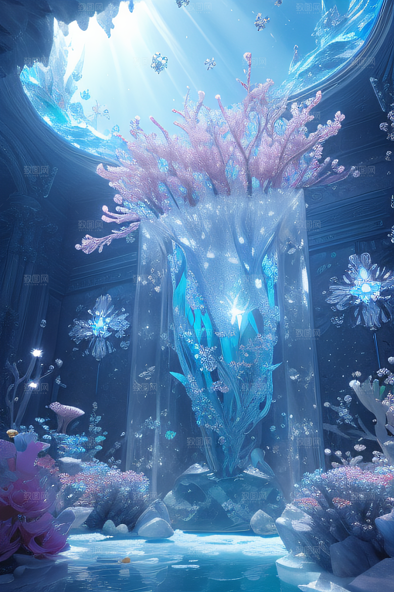 深海童话花朵盛放