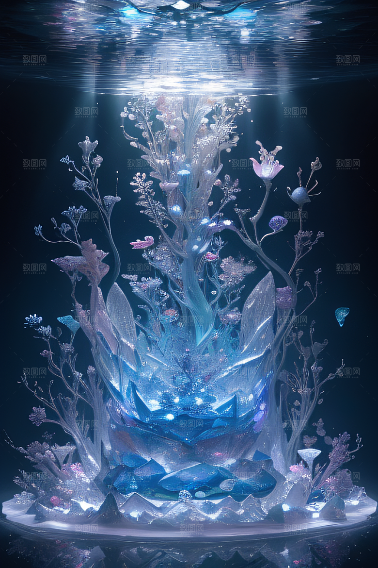 深海童话花朵盛放