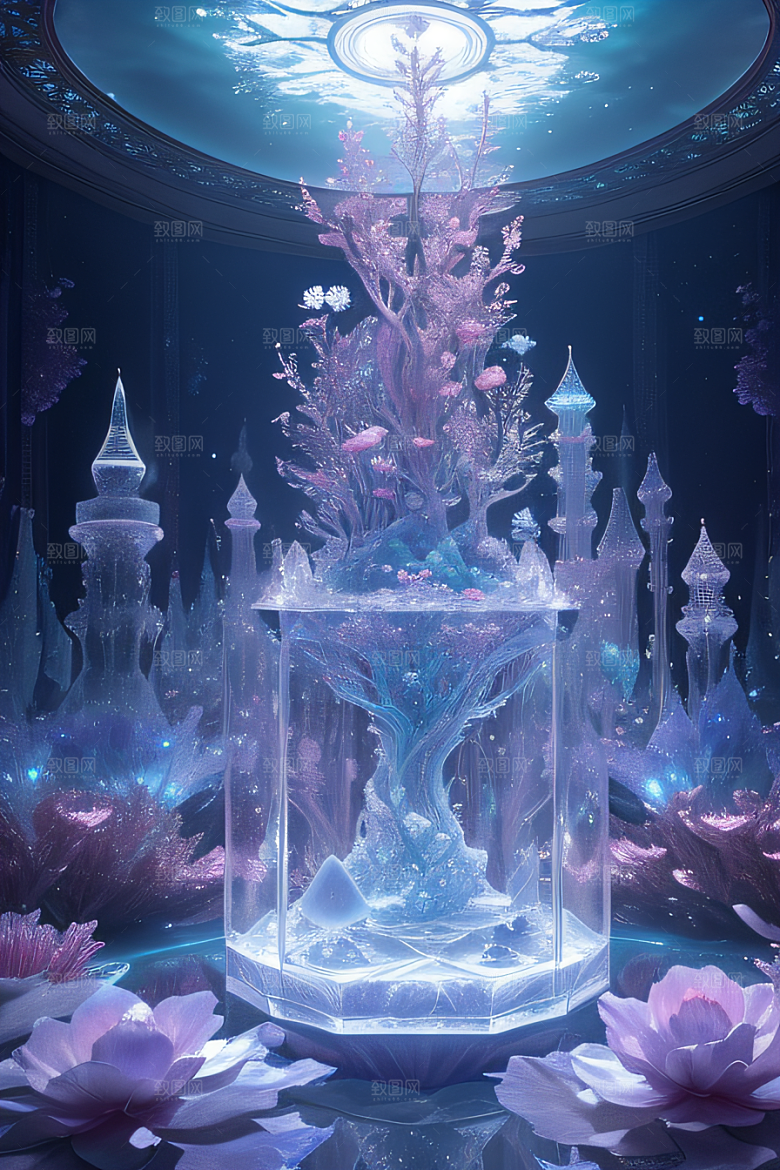 深海童话花朵盛放