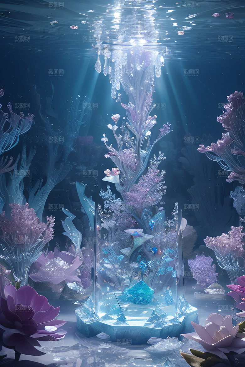深海童话花朵盛放