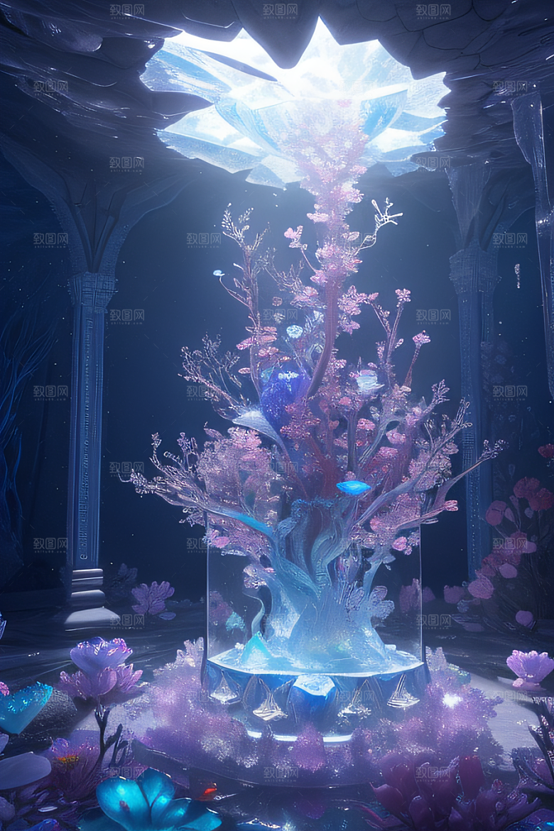 深海童话花朵盛放