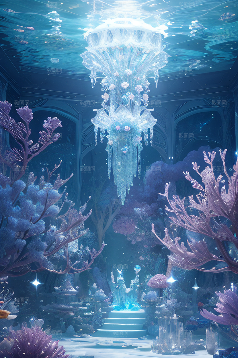 深海童话花朵盛放