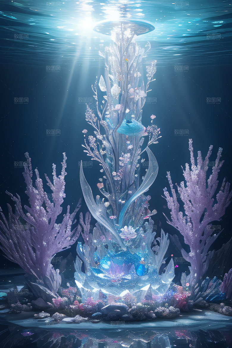梦幻花海冰雕魔法世界