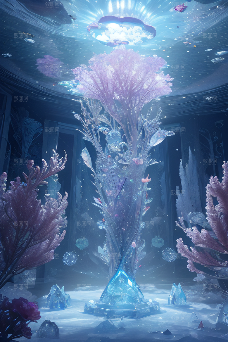 梦幻花海冰雕魔法世界