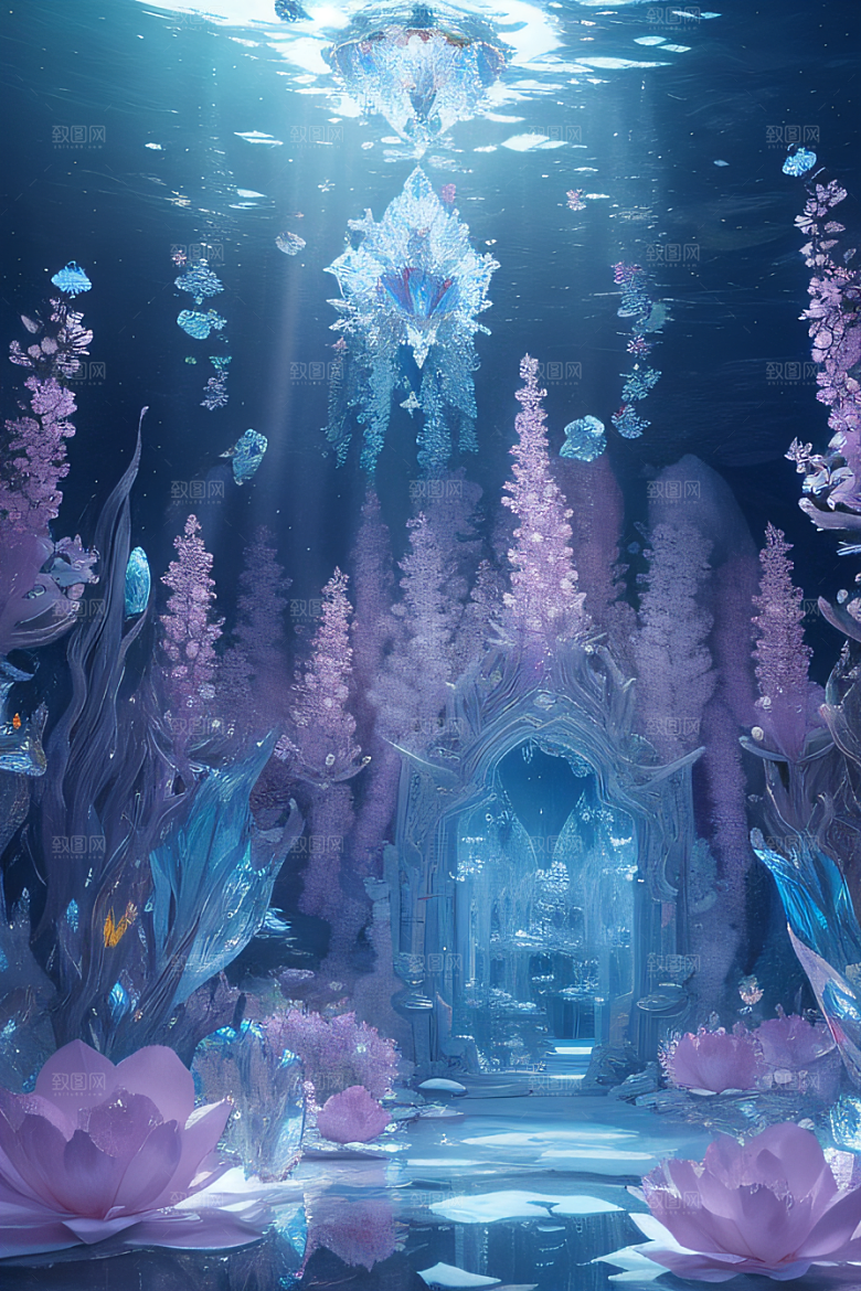 花海梦境冰雕神秘宫