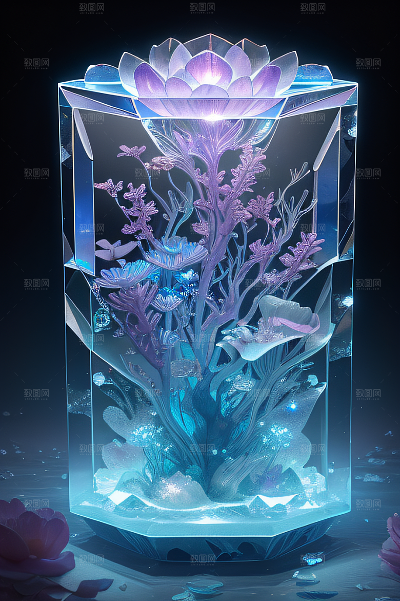 花海梦境冰雕神秘宫
