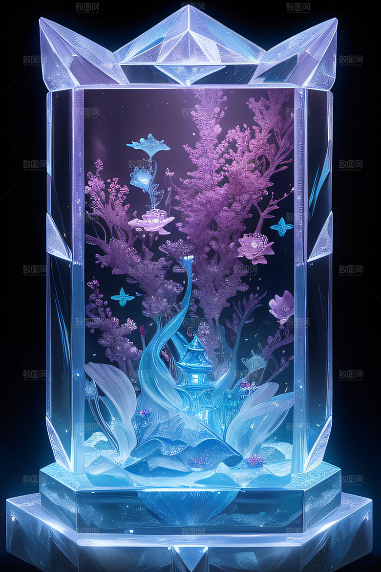 花海梦境冰雕神秘宫