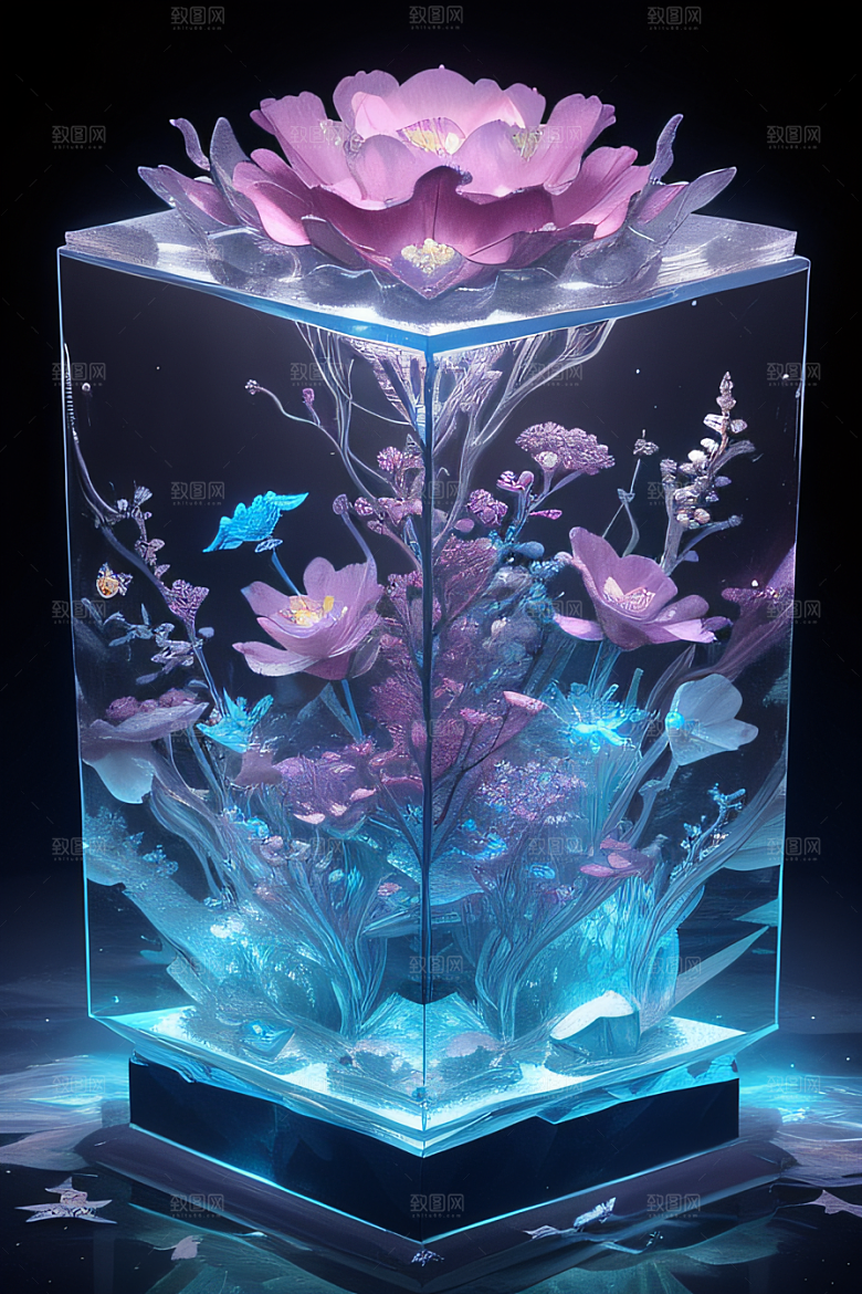 花海梦境冰雕神秘宫
