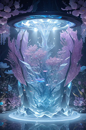花海梦境冰雕神秘宫