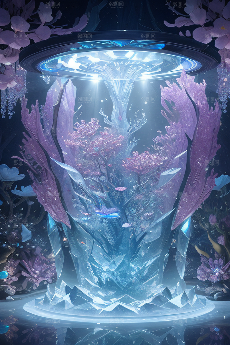 花海梦境冰雕神秘宫