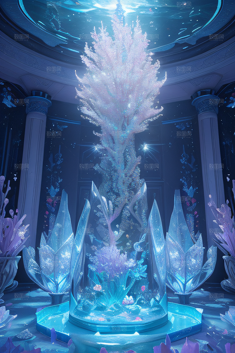 花海梦境冰雕神秘宫