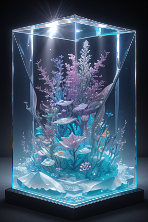 深海童话花朵绚烂