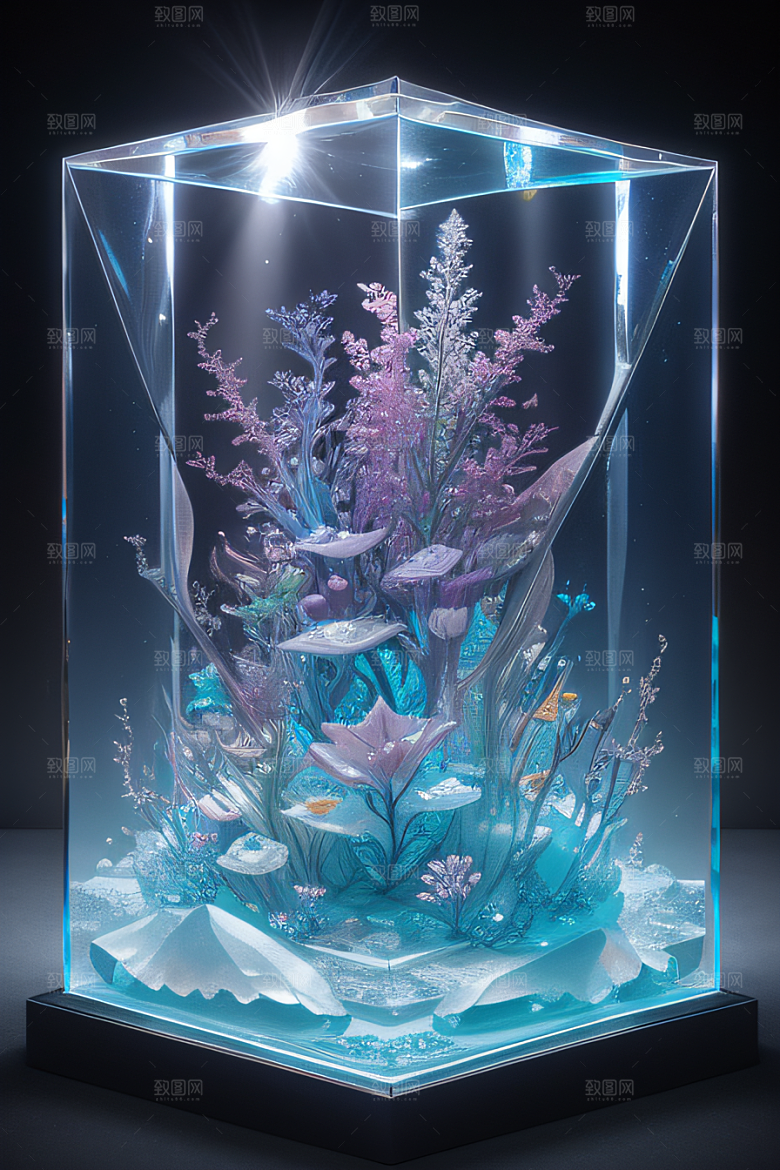 深海童话花朵绚烂