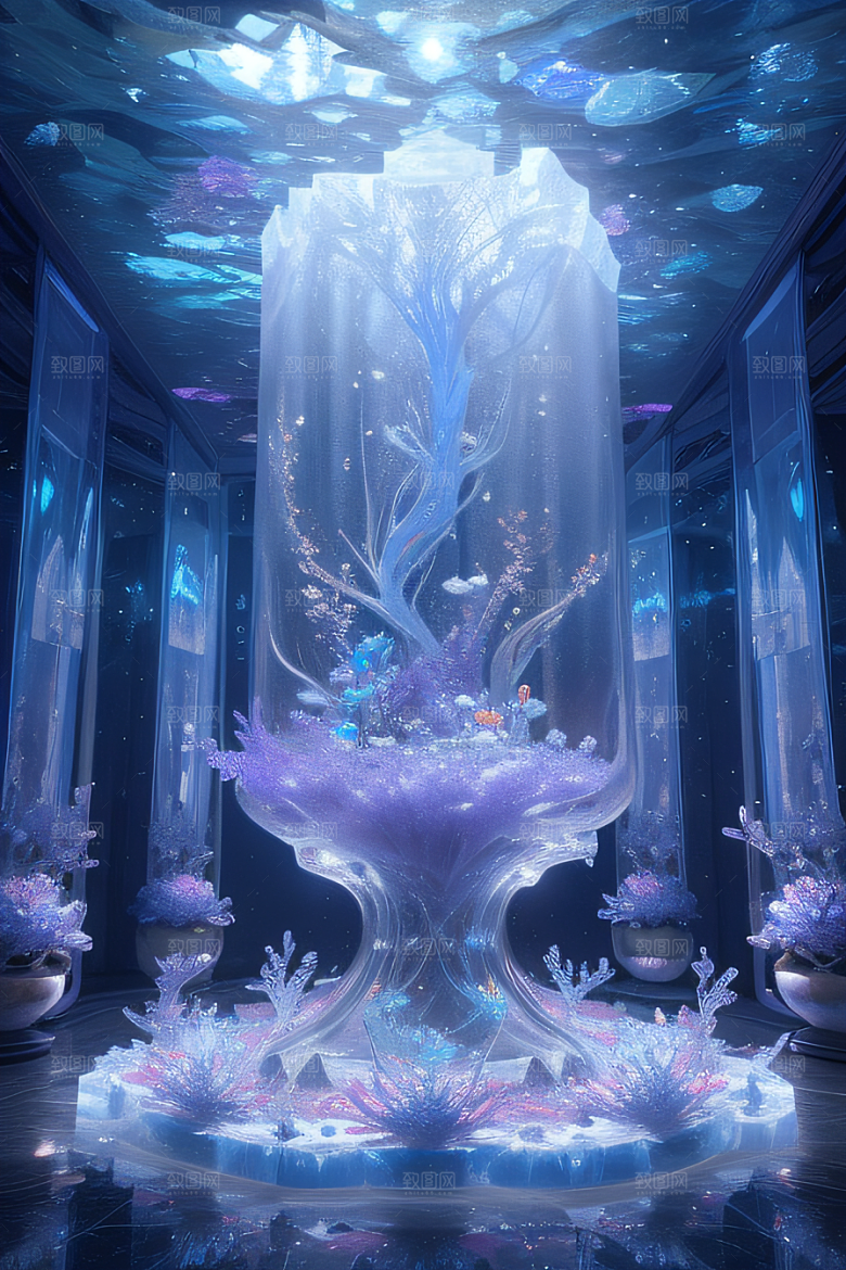 深海童话花朵绚烂