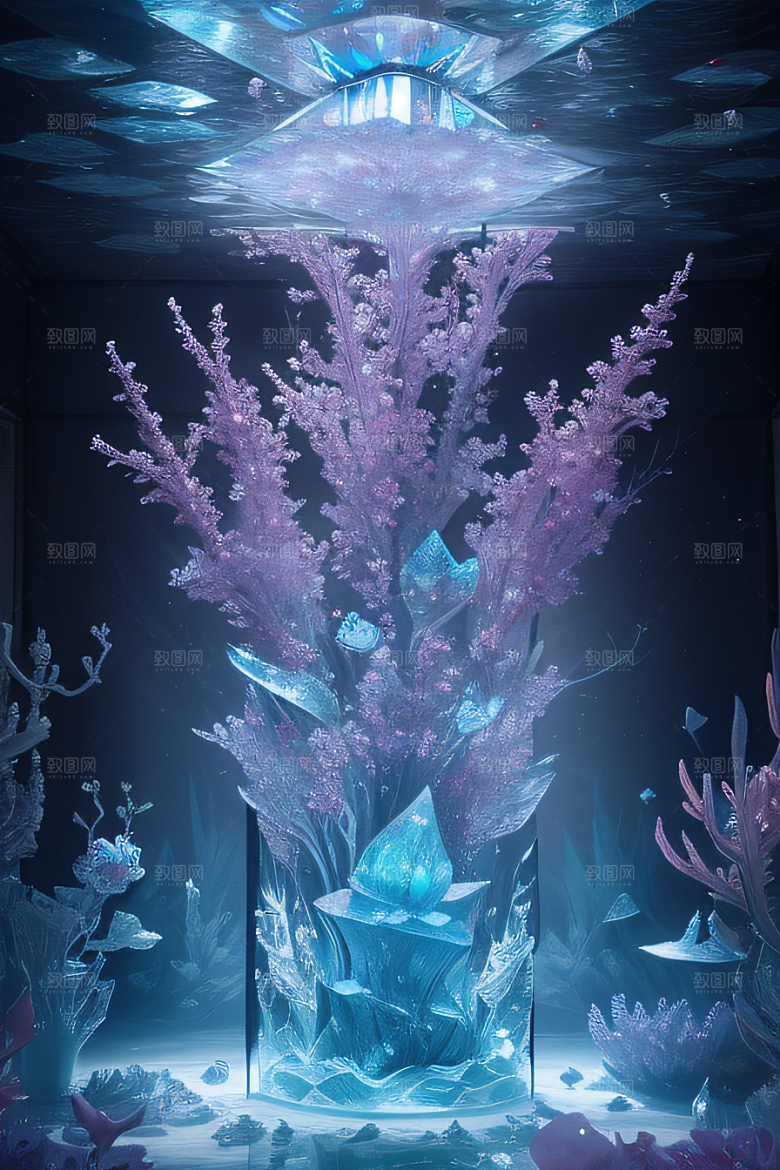 深海童话花朵绚烂