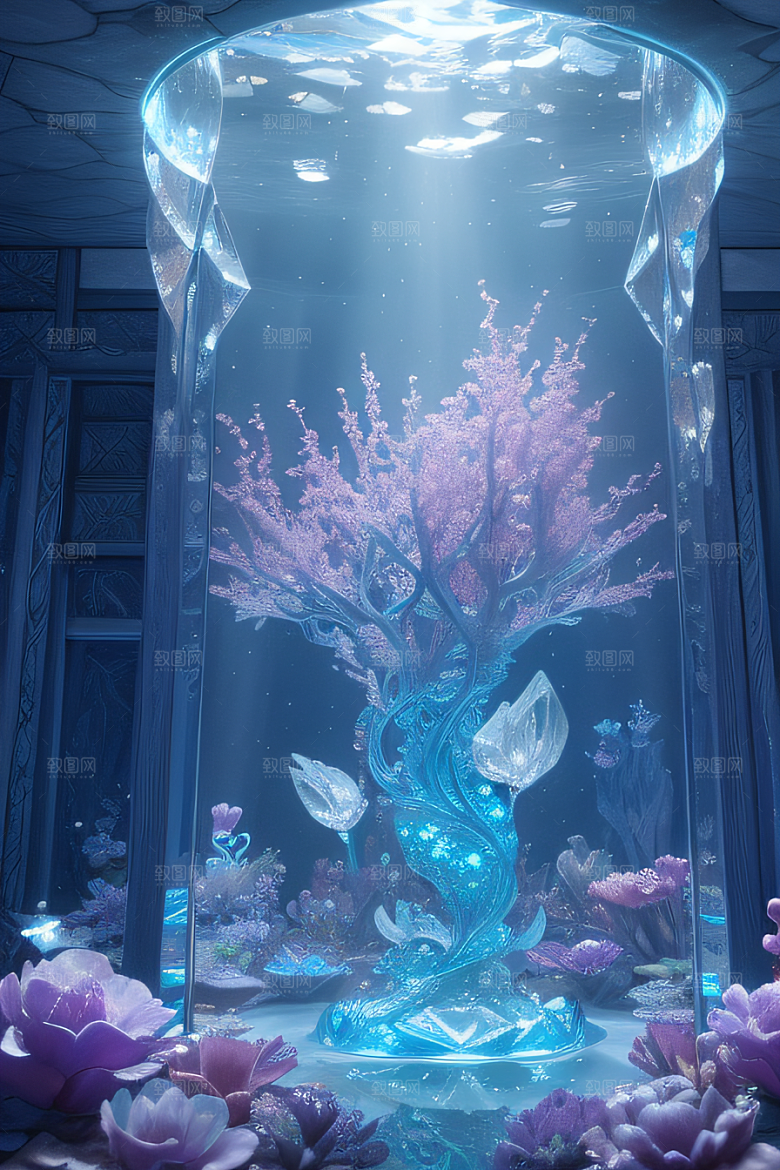 深海童话花朵绚烂