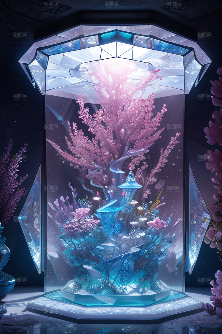 深海童话花朵绚烂