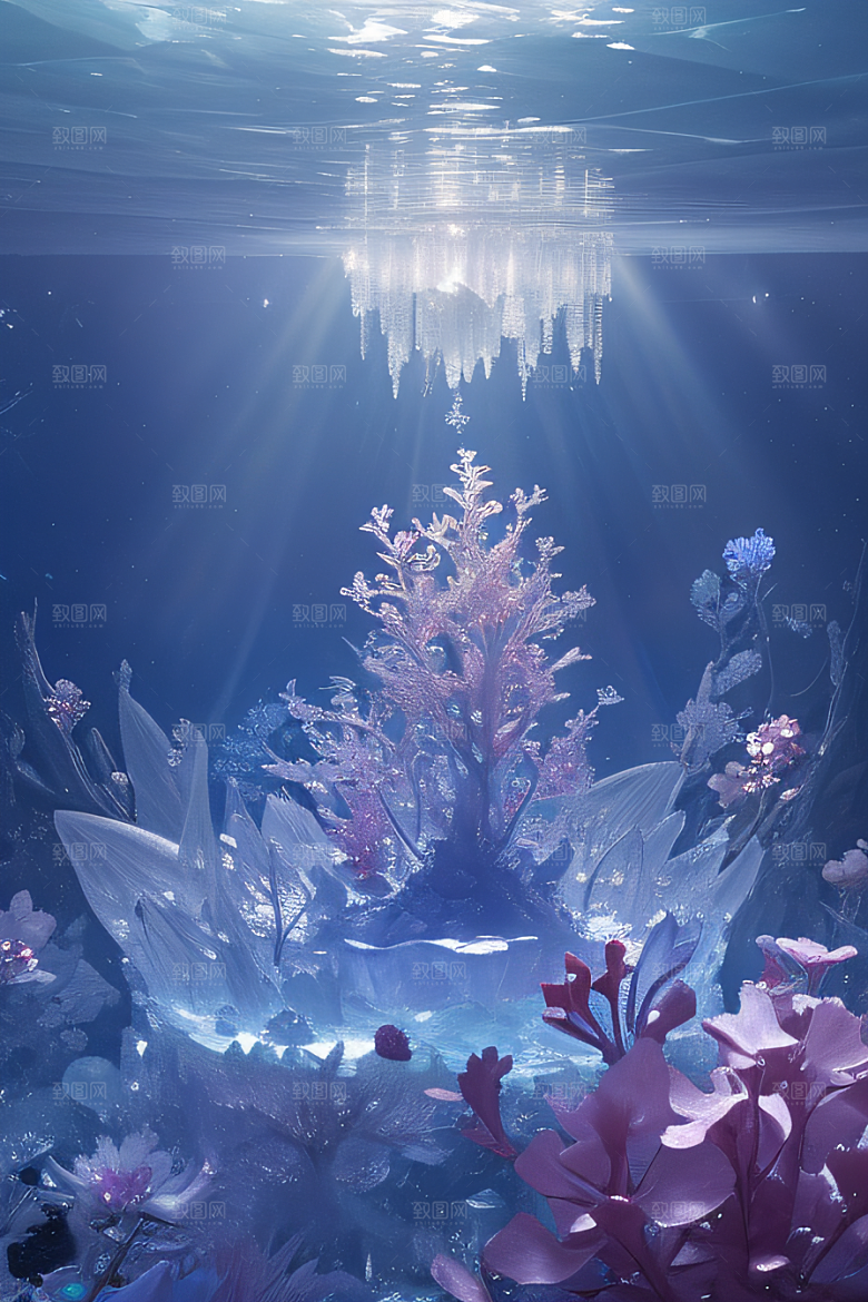 梦幻花海冰雕魔法宫殿