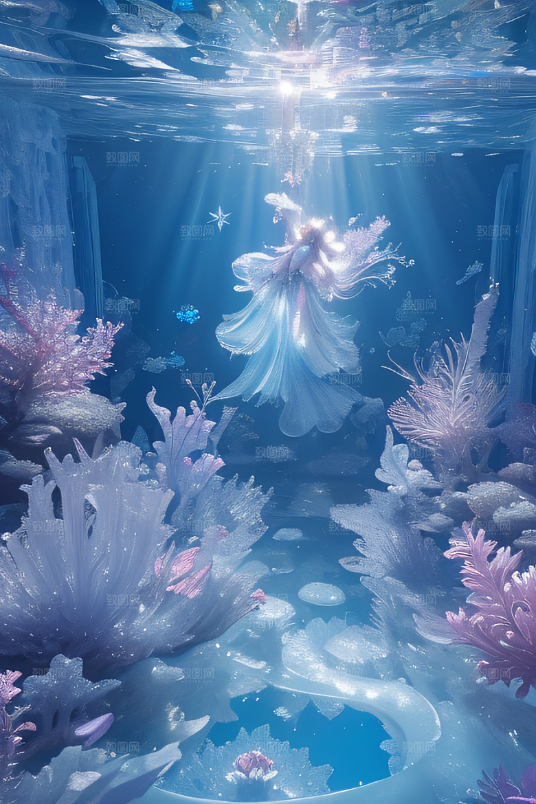 梦幻花海冰雕魔法宫殿
