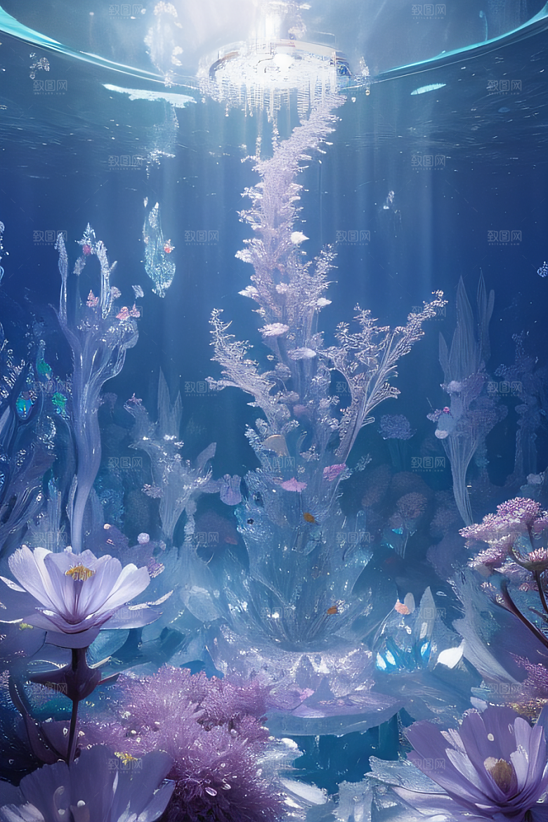梦幻花海冰雕魔法宫殿