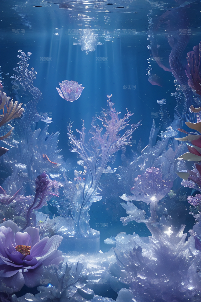 梦幻花海冰雕魔法宫殿