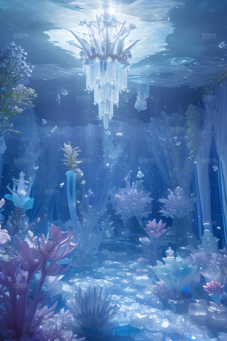梦幻花海冰雕魔法宫殿