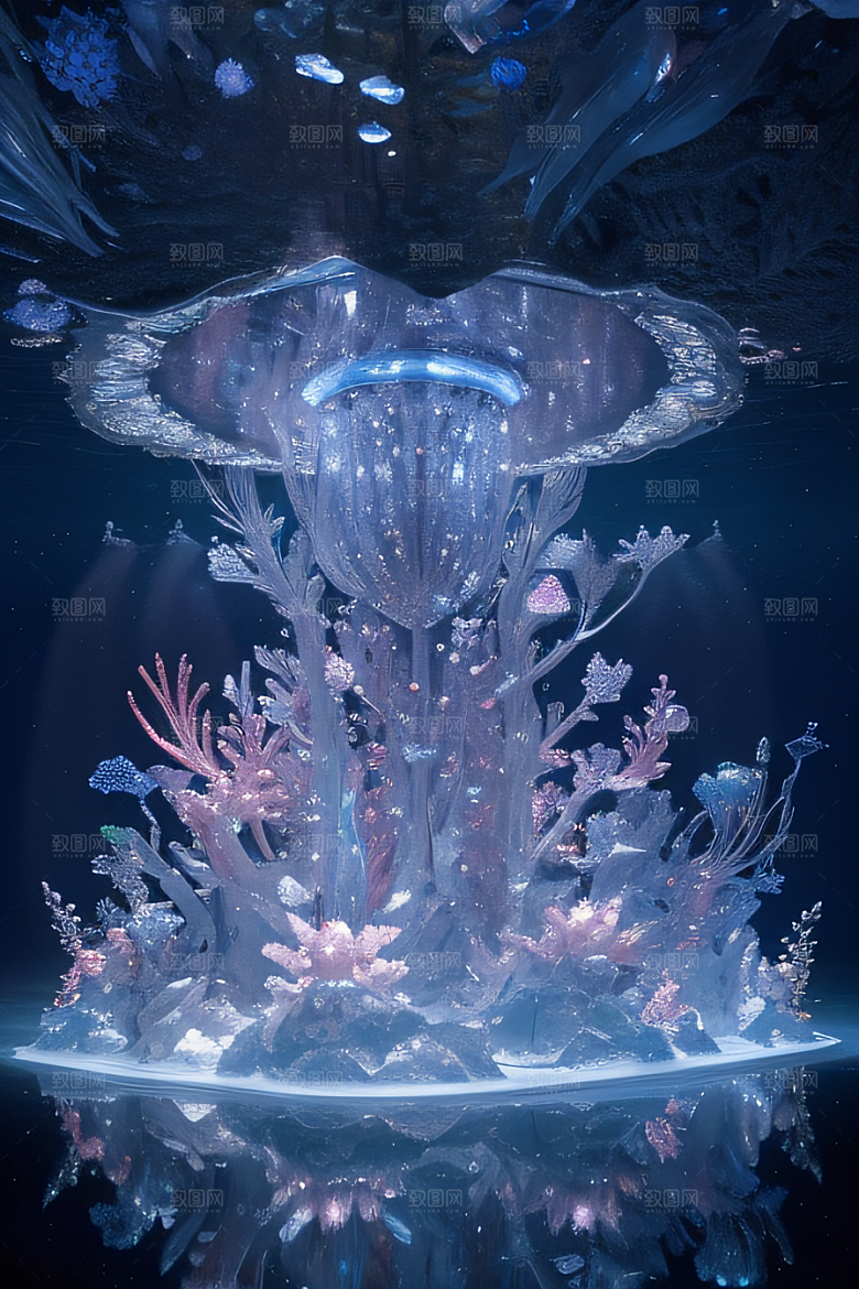 梦幻花海冰雕魔法宫殿