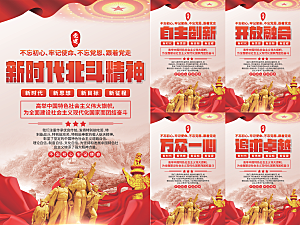 新时代北斗精神海报