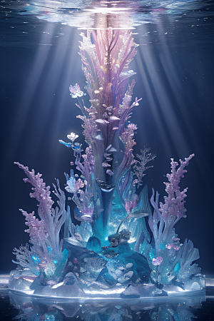 深海童话花朵盛开