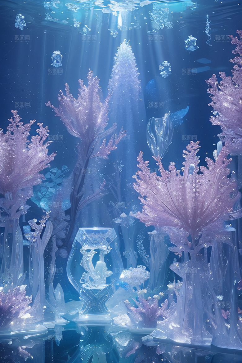 深海童话花朵盛开
