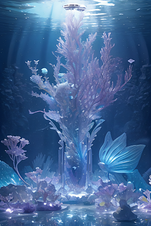 深海童话花朵盛开