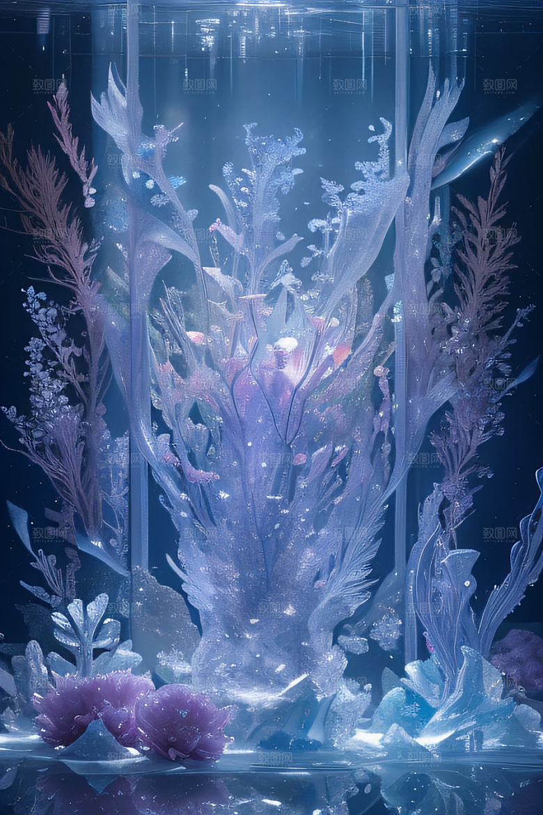 深海童话花朵盛开