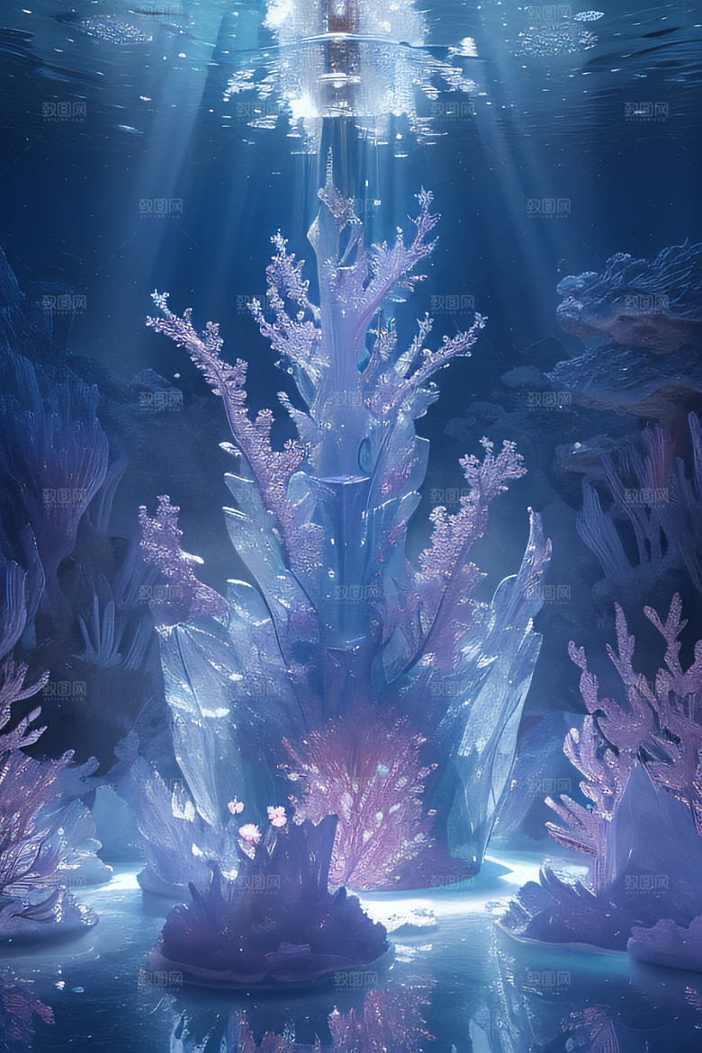 深海童话花朵盛开