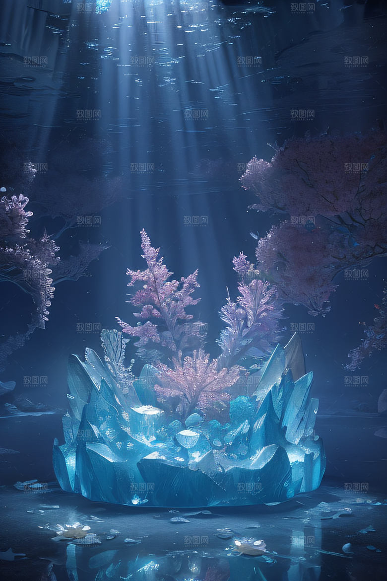 深海童话花朵盛开