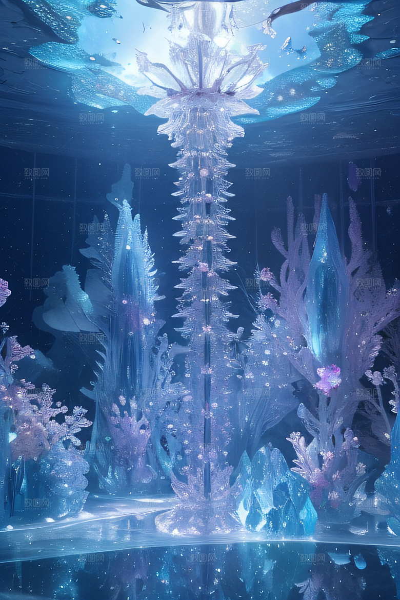 深海童话花朵盛开
