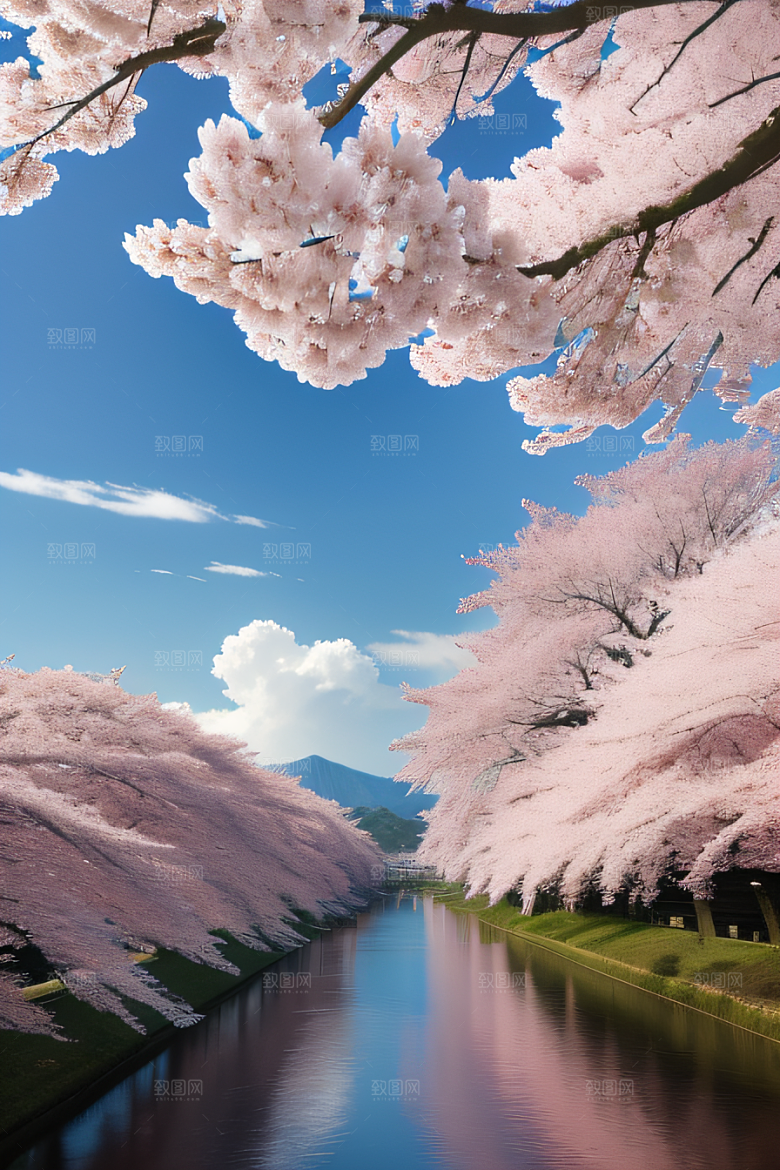 飘香樱花云上皇家殿堂